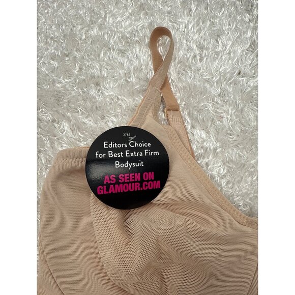 Miraclesuit Women's Bodysuit Briefer (Model 2783) Beige/Nude Size 36C - Picture 7 of 10